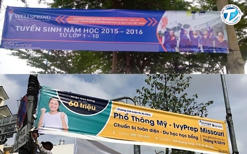 Banner ngang ngoài trời
